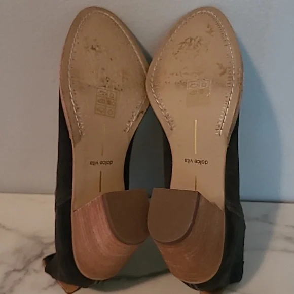 Dolce Vita Jones Dark Gray Suede Leather Chelsea Western Ankle Booties Wmn 9.5 - Picture 13 of 16